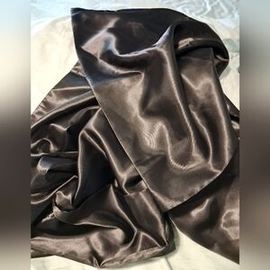 Shoulder Wrap. Black "Satin" (Polyester) Made In the USA.